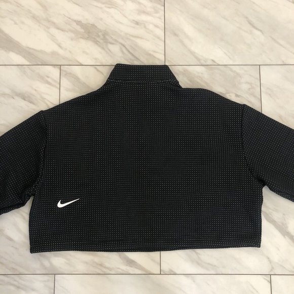 Nike Women's Sportswear Tech Fleece 1/4 Zip Sweatshirt CT0882-010 - Picture 6 of 8